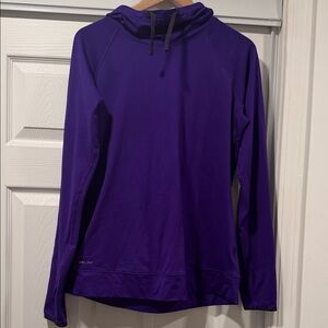 Nike Purple Hooded Sweatshirt